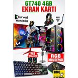 Dmc N12X (GTA 5) i5 3470 16GB RAM 256GB SSD 500GB HDD 4GB GT740 Ekran Kartı,23,8 Curved Oyuncu Masaüstü Bilgisayarı