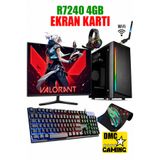Dmc N155x I5 2400 16gb Ram,256gb Ssd,4gb R7240 128bit,19''monitör Masaüstü Oyuncu Bilgisayarı