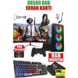 Dmc N157x (PUBG,GTA 5) I5 4430 (4.NESİL) 16gb Ram,512gb Ssd,8gb Rx580,24'oyuncu Masaüstü Bilgisayarı