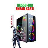 Dmc N225 (PUBG,GTA 5) İ7 4770,16GB RAM,512GB SSD,4GB RX550 GDDR5,oyuncu Masaüstü Bilgisayar