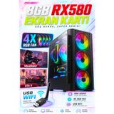 Dmc N229 (PUBG,GTA 5) I5 3470,16GB RAM,256GB SSD,8GB RX580,Oyuncu Masaüstü Bilgisayar Kasası
