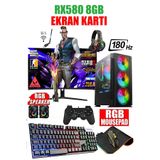 Dmc N241 (PUBG,GTA 5) I7 4770,16GB RAM,500GB HDD,256GB SSD,8GB RX580,24"180hz Oyuncu Masaüstü Bilgisayar