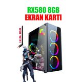 Dmc N250 (PUBG,GTA 5) I5 3470,16gb Ram,256gb Ssd,rx580 8gb Ekran Kartı,oyuncu Masaüstü Bilgisayar