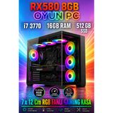 Dmc N331 (PUBG,GTA 5) / İ7 3770 / 16GB RAM/ 512GB M2 SSD /8GB RX580 / Oyuncu Bilgisayar Kasası