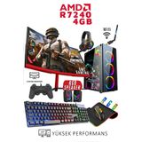 Dmc N87x (PUBG,GTA 5) I7-2600,16GB,500GB HDD,256GB SSD,4GB R7240 Gddr5,24''oyuncu Masaüstü Bilgisayar