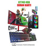 Dmc N90x (GTA 5) I7-860,16GB RAM,256GB SSD,4GB GT740 128BİT,24"100hz Curved Oyuncu Masaüstü Bilgisayar