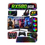 Dmc N92 (PUBG,GTA 5) I5-3470,16GB RAM,500GB HDD,256GB SSD,8GB RX580,24"oyuncu Masaüstü Bilgisayar