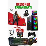 Dmc N93x (PUBG,GTA 5) İ5 4570,32GB RAM,500GB HDD,256GB SSD,4GB RX550 GDDR5,24''Curved Oyuncu Masaüstü Bilgisayarı