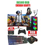 Dmc Nx42 (PUBG,GTA 5) I5 3470,16gb Ram,256gb Ssd,500gb Hdd,6gb Gtx1660,23'8 Oyuncu Masaüstü Bilgisayar