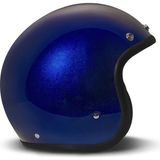 DMD Jet Retro Deep Blue Açık Motosiklet Kaskı - XL