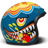 DMD Jet Retro Lollipop Açık Motosiklet Kaskı - XS