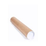 DMEC ARMONI Kapaklı Postüp Silindir Kutu (Masura) Karton Rulo 2 mm Kalınlık Çift Taraflı 50 cm Boy Poster, Evrak Koruma Taşıma, Harita Tüpü, Afiş Kutusu, Kırtasiye Seti