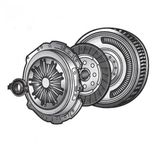 Dmf Volant+debrıyaj Setı+rulman 3.0 Xı Xdrıve Bmw M54 B30 E46 00-05 X3 E83 03-06 - Valeo 837087