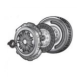 Dmf Volant+Debrıyaj Setı+Rulman Audı A3 2.0 Tdı Seat Leon Iı Vw Caddy Iıı Fl Caddy Iv Golf V - Valeo 837405