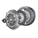 Dmf Volant+debrıyaj Setı+rulman Lt35 Iı Volt 2.5tdı Anj Valeo 837053