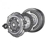Dmf Volant+debrıyaj Setı+rulman Volant+debrıyaj Setı+rulman Komple Z19dt Vectra C Astra H Za - Valeo 837300