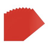 DMiotech 10 Adet Düzeltme Jel Işık Filtre Kaplaması Şeffaf Plastik PVC Sayfalar Fotoğraf, Film, Video için Kırmızı