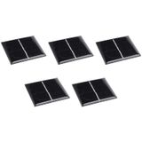 DMiotech 5 Paket 2,5 V 120 mA 59,8 mm x 59,8 mm Mini Güneş Paneli Hücre Kendin Yap Elektrik Güç Projesi için