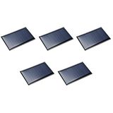 DMiotech 5'li Paket 6V 60mA 72 mm x 45 mm Mini Güneş Paneli Pil Kendin Yap Elektrik Güç Projesi için