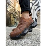 Dmr Elegance Ba0402 Bağcıksız Rahat Yüksek Taban Taba Erkek Spor Ayakkabı