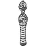 DMR Elegance Gümüş Sarmaşık Desenli Tesbih İmamesi