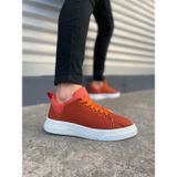 Dmr Elegance Jy204 Flex Bağcıklı Keten Kumaş Erkek Günlük Sneaker Ayakkabı Kbt - Turuncu HBCV0000D51BBG