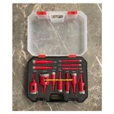 Dmr Elmas Karot Ucu Granit Delme Ucu Mermer Delme Ucu Elmas Delici 6-35MM 12PCS - Kırmızı