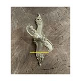 Dmr Gold Sarı Pirinç Ahşap Pencere Kolu Pirinç Pencere Mandalı Parlak Sarı - 18CM