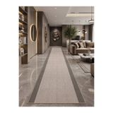DMR Halı Safir 0129 Kahve Kaymaz Taban Salon Hol, Koridor Mutfak Yıkanabilir Jel Kesme Yolluk Halı
