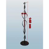 DMR İkili Sarmal Led Lambader SİYAH Kasa Üç Renk 6500k/4000k/3000k (Beyaz /Ilık Beyaz/Sarı (Günışığı