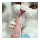 DMR Kedi Köpek Diş Temizleme Fırçası Silikon Parmak Fırçası Ağız Hijyeni