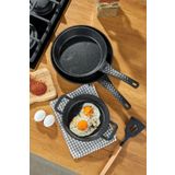 DMR LİFE Döküm Granit 3 Parça Tava Sahan Set (20-24-28cm)