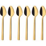 Dmr Life Pırlanta Titanyum Gold Tatlı Kaşık 6 Adet - Altın
