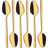 Dmr Life Pırlanta Titanyum Gold Yemek Kaşık 6 Adet - Altın