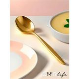 Dmr Life Yakut Titanyum Gold Yemek Kaşığı 6 Adet Yakut - Çok Renkli