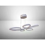 Dmr Lotus Çiçek Sarkıt Led Avize Beyaz Kasa Üç Renk 6500K/4000K/3000K (Beyaz/ Ilık Beyaz/Sarı (Günışığı)