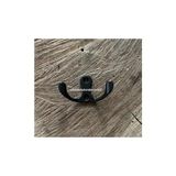 Dmr Mat Siyah Ikili Mini Askı Ince Çiftli Bardak Askı Vestiyer Takı Askısı 49*27MM 12Lİ