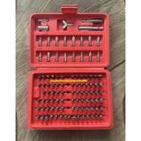 DMR PRO 100 PARÇA BİTS UÇ SETİ TORK ÜÇGEN ALYAN YILDIZ DÜZ U KARE MATKAP UÇ SETİ