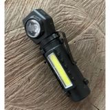 Dmr212 Mıknatıslı Şarjlı Kafa Lambası Kamp Feneri El Lambası El Feneri Usb Siyah