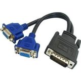 Dms 59 vga çevirici 59 pin 2 vga kablo 59 pin dvi 2x vga kablo