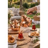 Dmt Balkon Sefası Ocaklı Çaydanlık Seti Jel Yakıtlı – 0.9L Üst & 1.85L Alt Demlik – Taşınabilir Kamp Ve Balkon Çayı Keyfi(Jel Hediyeli)