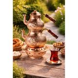 Dmt Balkon Sefası Ocaklı Yıldız Çaydanlık Seti Jel Yakıtlı – 0.9L Üst & 1.85L Alt Demlik – Taşınabilir Kamp Ve Balkon Çayı Keyfi(Jel Hediyeli)