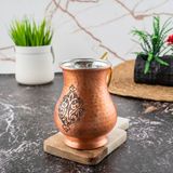 Dmt Copper Home Dmt Copper Gaziantep Bakır El Yapımı Kupa El Işlemeli Bardak (Otantik Kutulu)Hediyelik - Bakır - Siyah