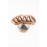 Dmt Copper Home Dmt Copper Gaziantep Dövme Bakır Çerezlik Seti Kahvaltılık Kuruyemiş Reçel 6 'li SET(10CM x 3cm)