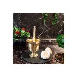 Dmt Copper Home Dmt Gaziantep Bakır Pirinç Döküm Havan Eli Kalınlık:0,6mm Ağız Genişli 6,5cm AĞIRLIK:0,900GR