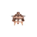 DMT COPPER HOME Dmt Gaziantep Bakır Şekerlik-lokumluk Boy :12cm