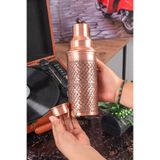 DMT COPPER HOME El Yapımı Bakır Su Matarası 850 ml | İçi Kalaylı | Bakır Matara | Geleneksel El Yapımı Su Şişesi