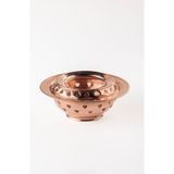 Dmt Copper Home Gaziantep Bakırdan El Işi Küçük Çaydanlık Balkon Sefası Ocağı Derinlik 9 cm , Iç Çap: 10 cm