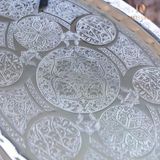 Dmt Gaziantep Bakır 42,5 Cm Osmanlı El İşi Sunum Tepsi Kına Tepsisi 42.5Cmx28cm