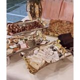 Dmt Gaziantep Bakır Çekiç Dövme Sunumluk Tepsi En:19cm Boy:32cm Yük:6,5cm Ağırlık:0,640gr